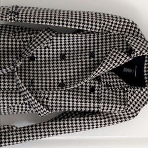 Club Monaco Lawrence Houndstooth Coat 